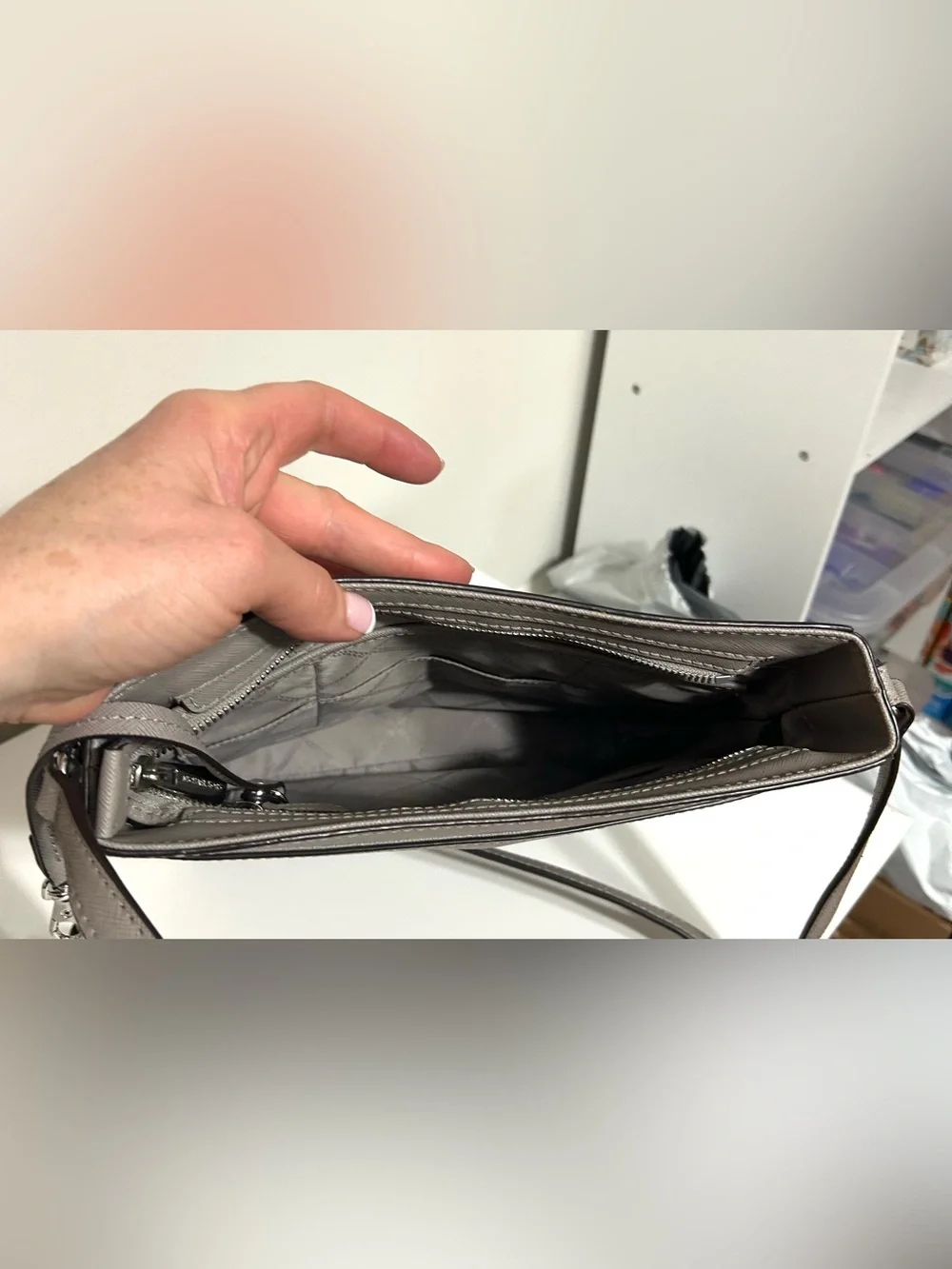 Michael Kors Gray Crossbody